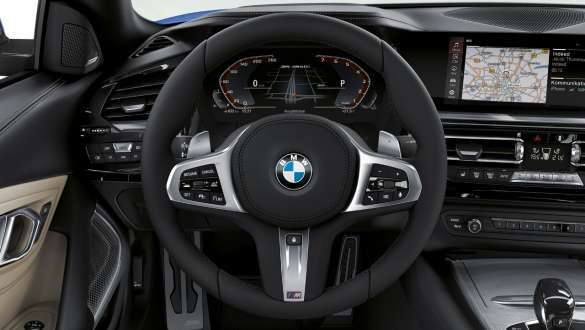 BMW Z4 M40i G29, кожаное рулевое колесо M BMW Z4 M40i G29 2022, кожаное рулевое колесо M