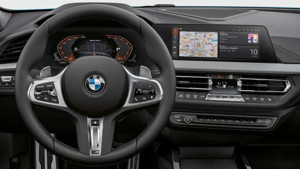 Кожаное рулевое колесо M, BMW M235i xDrive Gran Coupe F44 Кожаное рулевое колесо M, BMW M235i xDrive Gran Coupe F44, кокпит