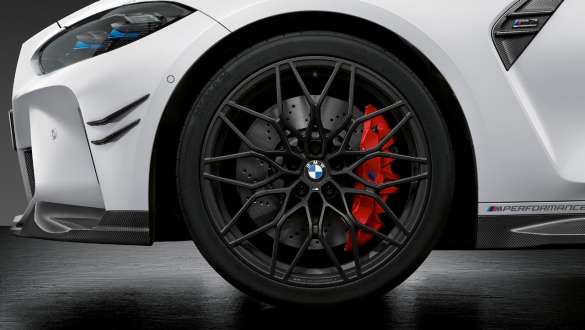 20"/21" M Performance кованые диски 1000 M Jet Black, матовые, BMW M3 G80 2020 BMW M3 G80 2020, 20"/21" M Performance кованые диски 1000 M Jet Black, матовые, крупным планом