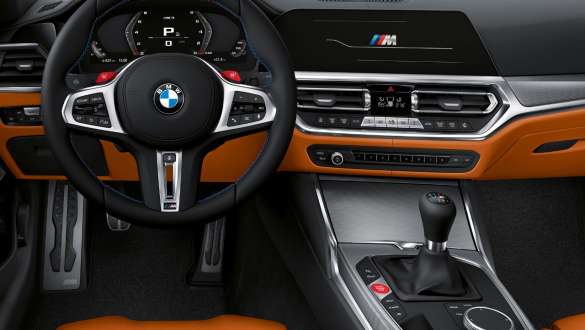 Панель управления на центральной консоли BMW M3 G80 2020 BMW M3 G80 2020, панель управления на центральной консоли