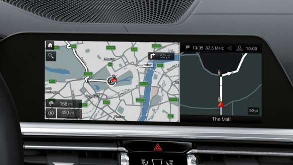 BMW Live Cockpit Professional автомобилей M BMW 3 серии G80 G20 Автомобили M BMW 3 серии G80 G20, BMW Live Cockpit Professional, контрольный дисплей