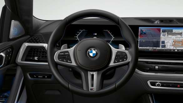 Кожаное рулевое колесо M, BMW X6 G06 LCI BMW X6 G06 LCI, кожаное рулевое колесо М, салон