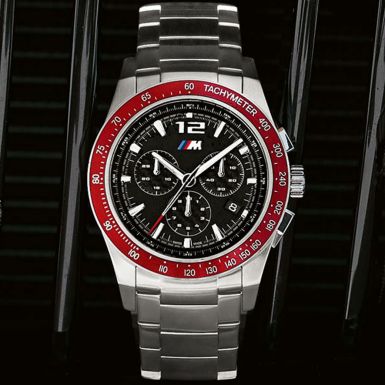 Часы BMW M Chrono Metal Strap. Это изображение продукта BMW M Watch Chrono Metal Strap.