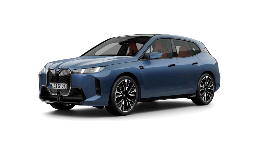 BMW i Серии BMW iX i20 вид сбоку с поворотом в три четверти