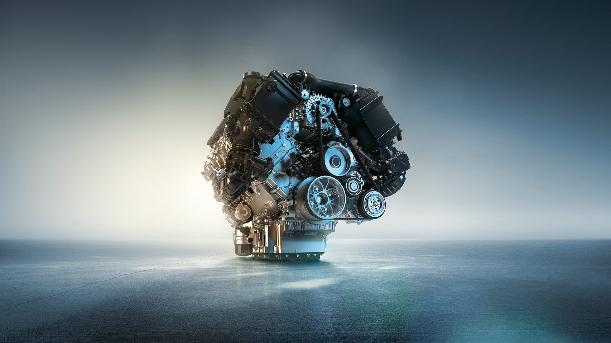 8-цилиндровый бензиновый двигатель M TwinPower Turbo модели BMW M850i xDrive Gran Coupe G16 8-цилиндровый бензиновый двигатель M TwinPower Turbo модели BMW M850i xDrive Gran Coupe G16 2019 МГ