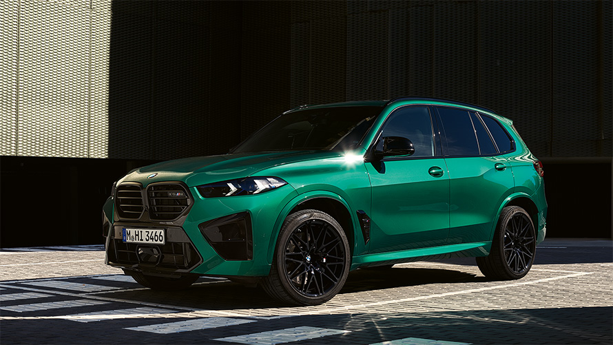 BMW X5 M Competition F95, 2023, фары M Shadow Line, адаптивные светодиодные фары