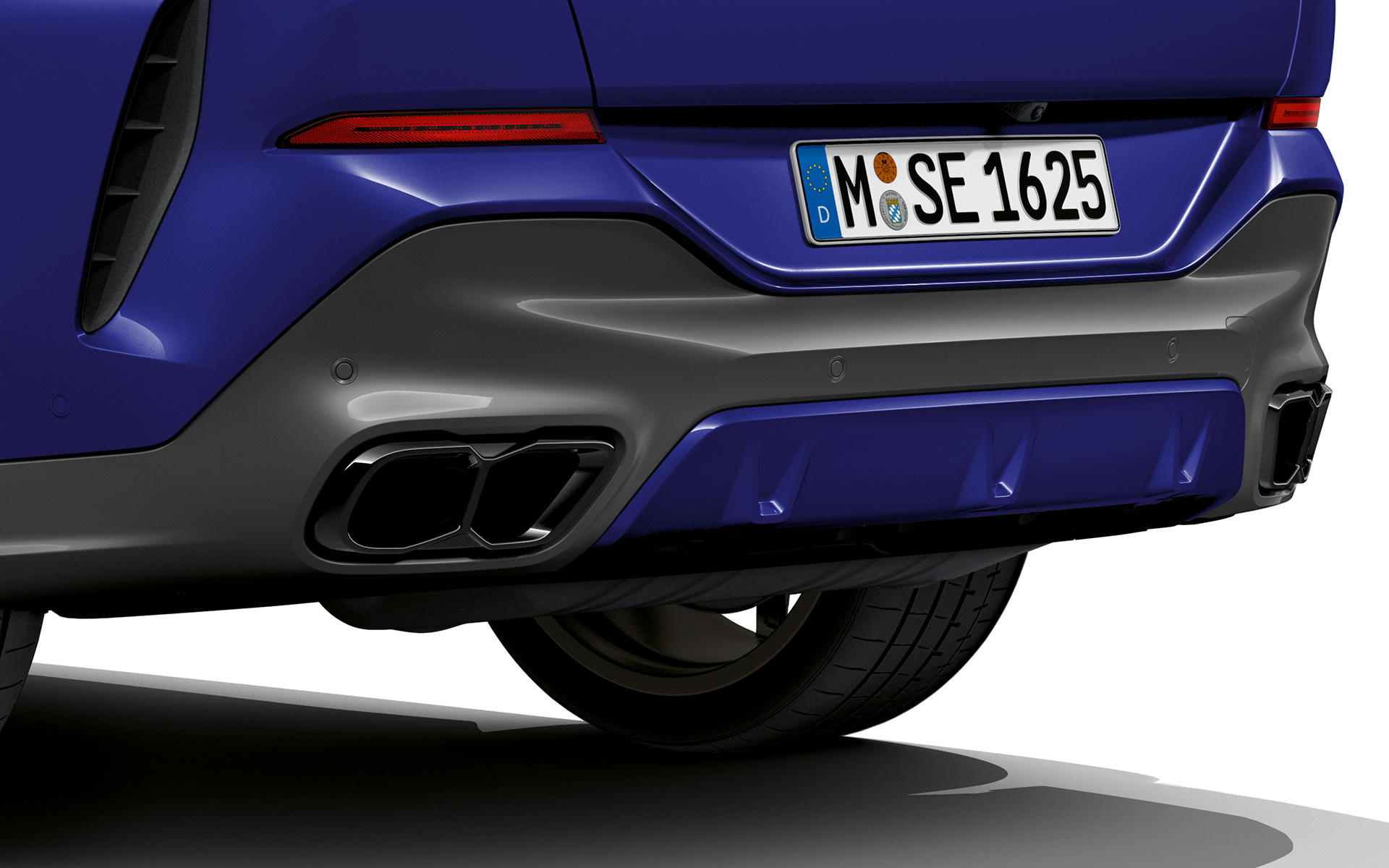 BMW X6 M60i xDrive G06 MP, выхлопная система BMW X6 M60i xDrive G06 MP, выхлопная система, крупный план