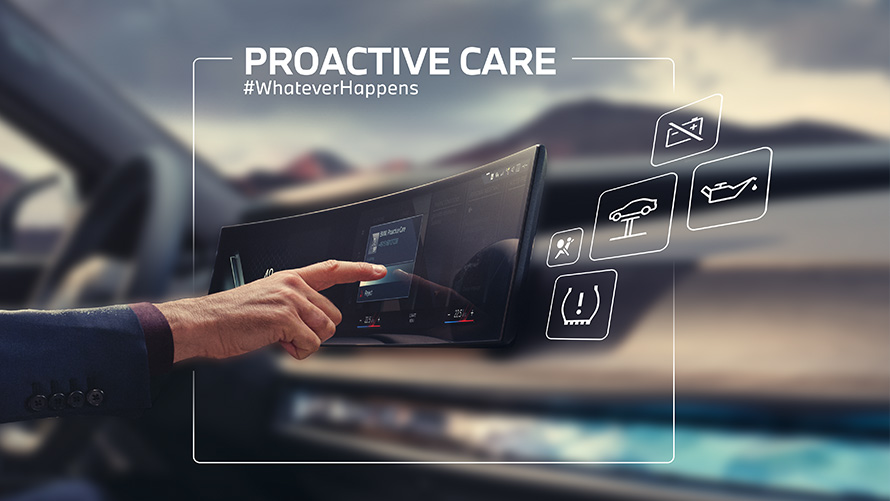 Система Proactive Care BMW XM G09, система Proactive Care