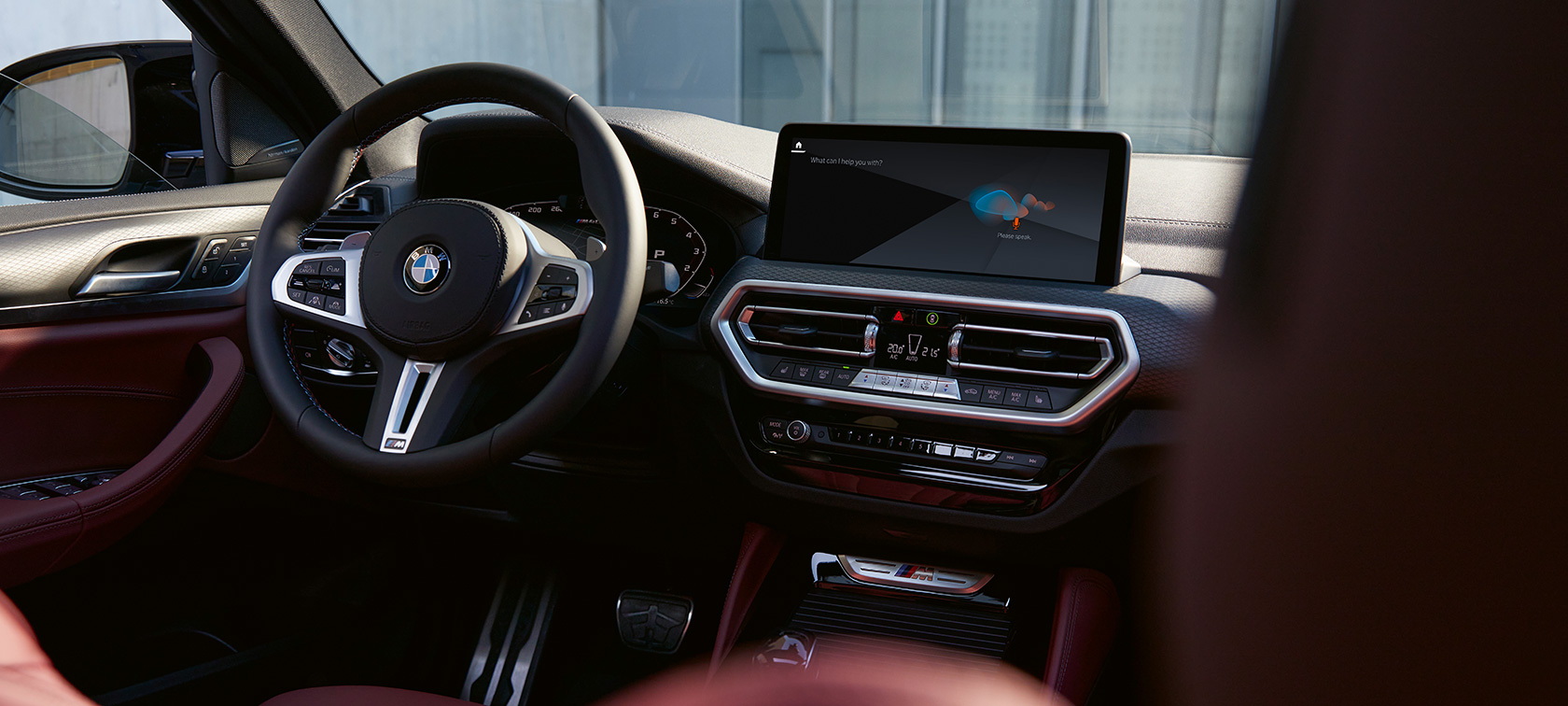 BMW X4 G02, интерьер, кожа "Красный Такора", 2021 BMW X4 G02, интерьер, кожа "Красный Такора", 2021