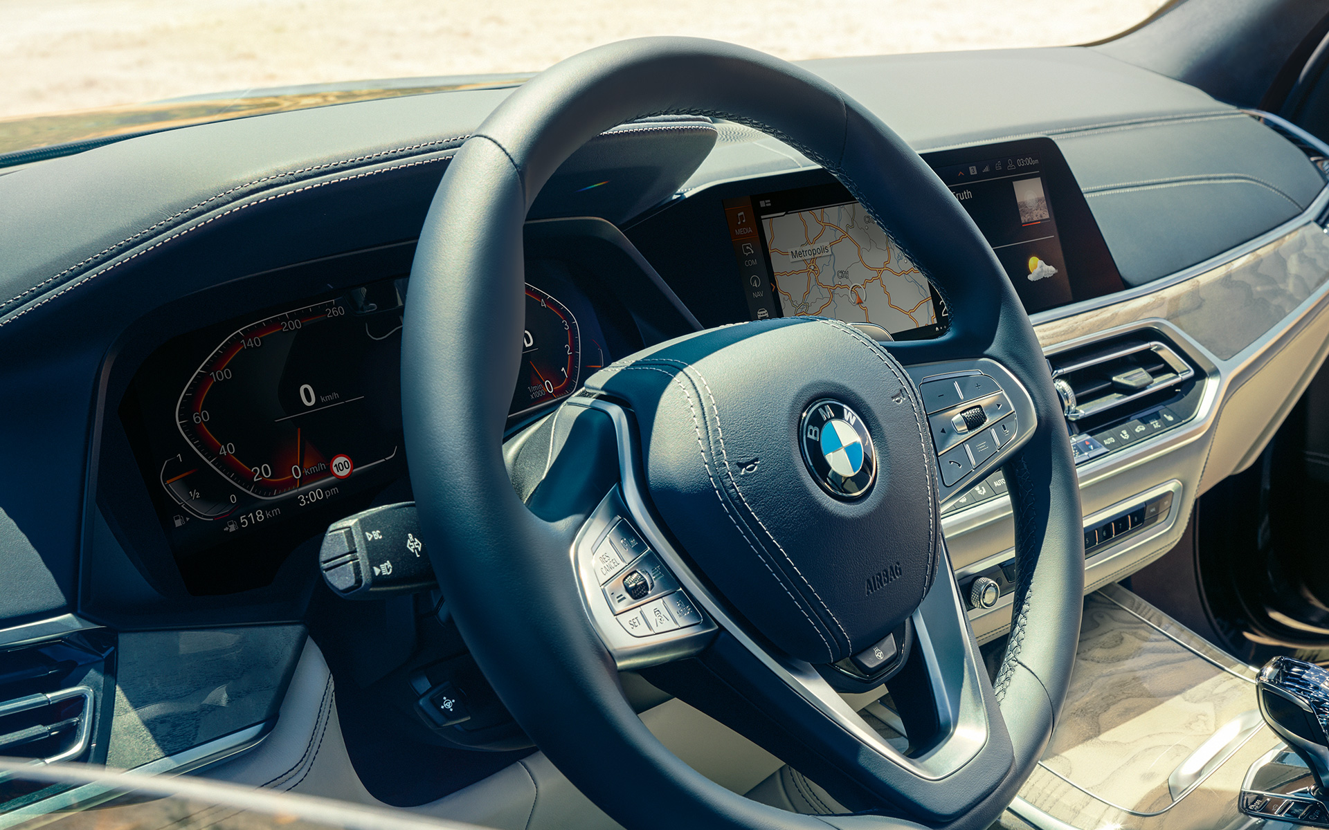 Кокпит BMW X7 G07 2019 Кокпит BMW X7 G07 2019