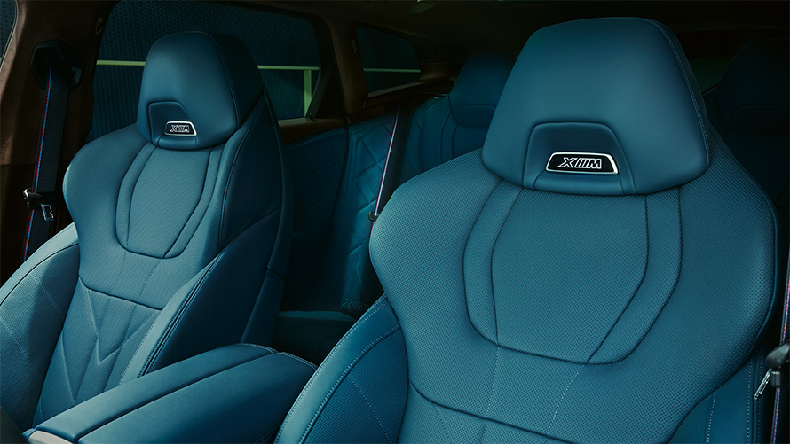 BMW Individual полная обивка мелкозернистой кожей Merino "Красный Фиона"/"Черный"