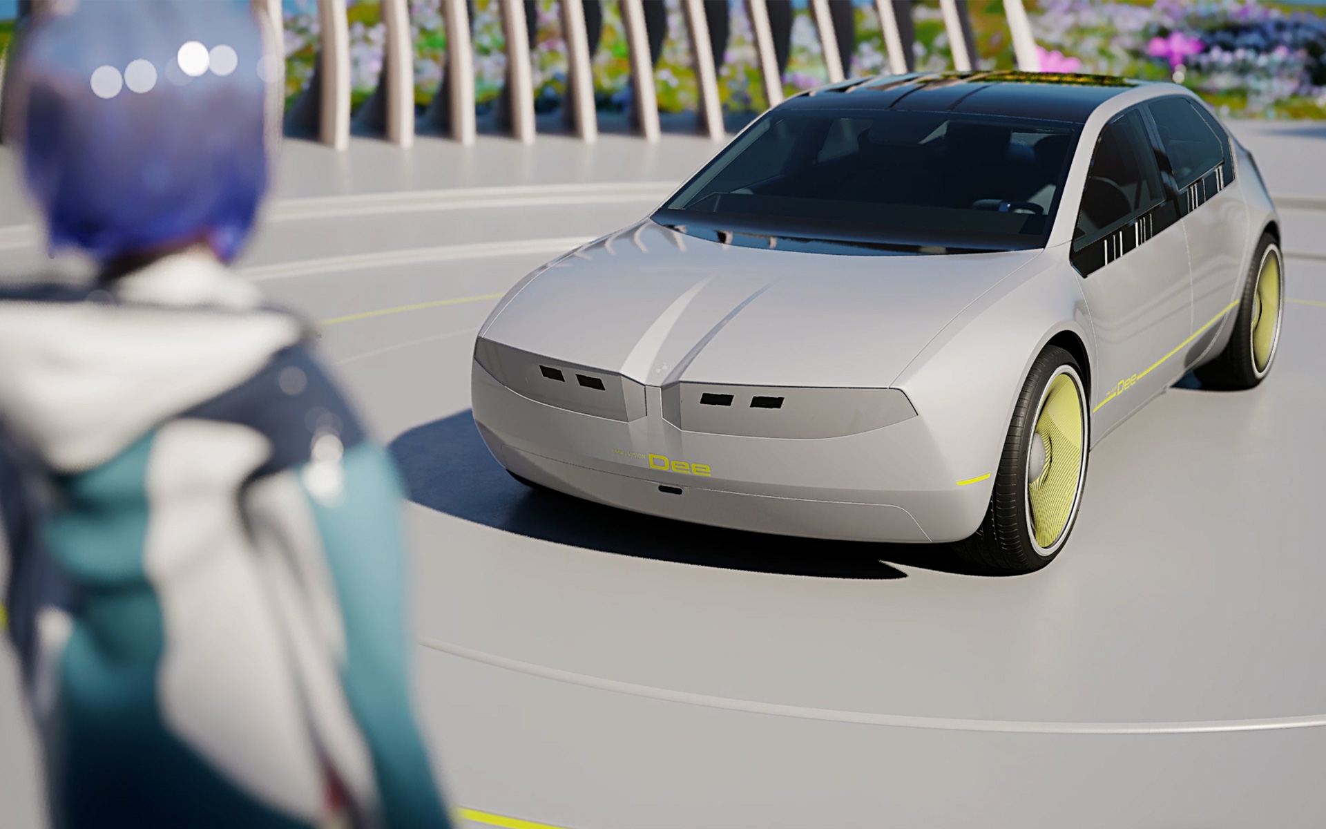 BMW i Vision Dee, дизайн экстерьера, цифровая иконка BMW i Vision Dee, концепт-кар, дизайн экстерьера, цифровая иконка